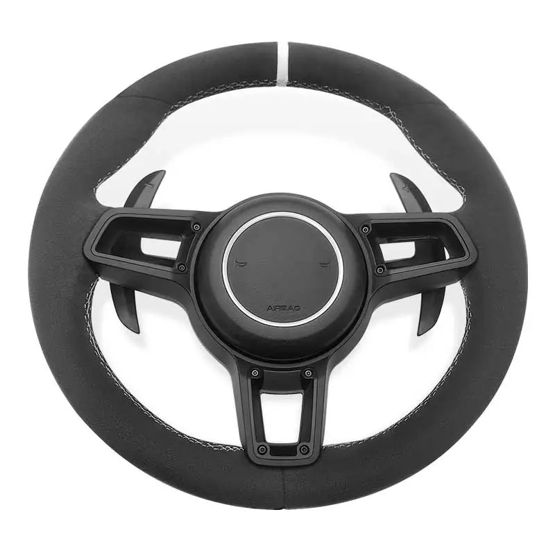 

Alcantara Car Steering Wheel for Porsche Cayenne Boxster Panamera Cayman 911 991 992 970 997 958 981 987 GT3 GTS Steering Wheel