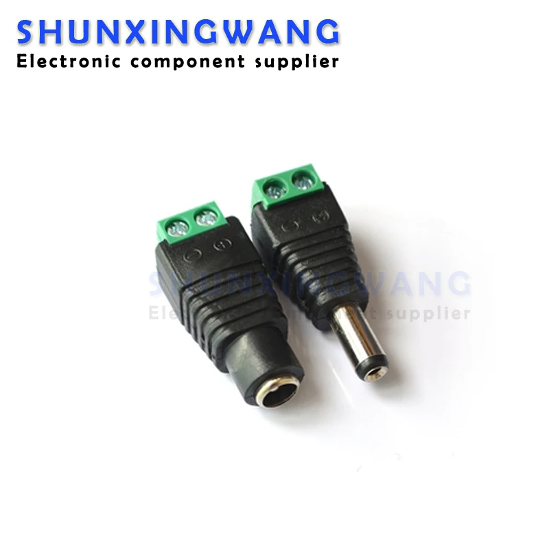 10pcs Wiring type DC male terminal DC female monitoring project power connector male and female 1 consideration