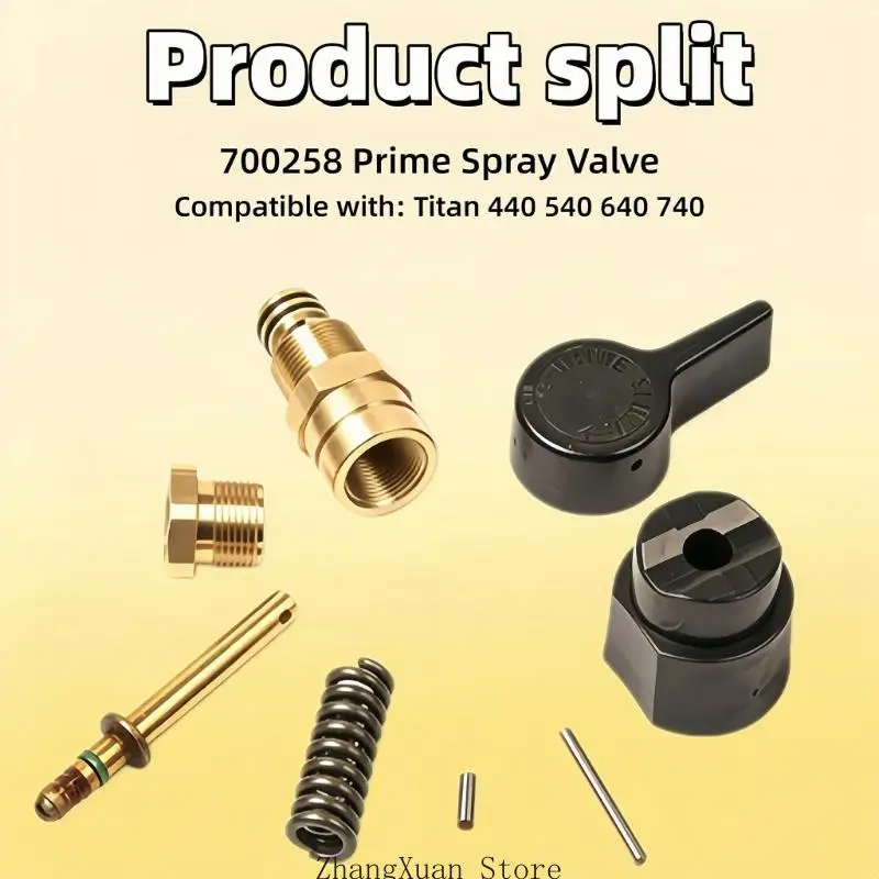 700258 Abflusskontrollbaugruppe für Airless-Farbspritzgerät mit schwarzem 3XUF – Detail 4