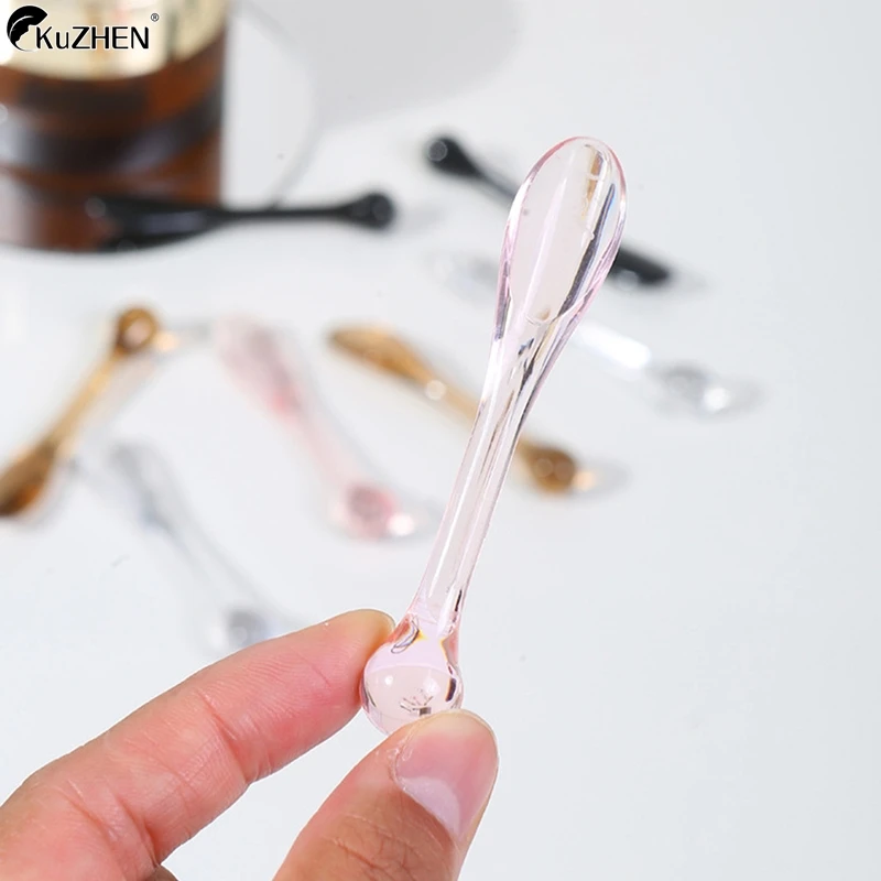 5/10Pcs Eye Cream Applicator Spoon Roller Transparent Massage Stick Cosmetic Spatulas Wrinkle Facial Mask Skin Care Acrylic