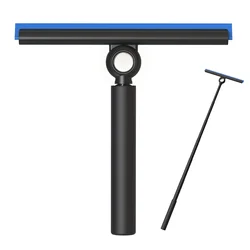 EHOMGUI Shower Squeegee for Glass Door Wiper Scraper Cleaner with Telescopic Handle Bathroom Mirror Wiper Scraper Glass Cleaning