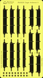 Rainbow Photo-Etched PE 1/350 Cage Antenna II RB3529