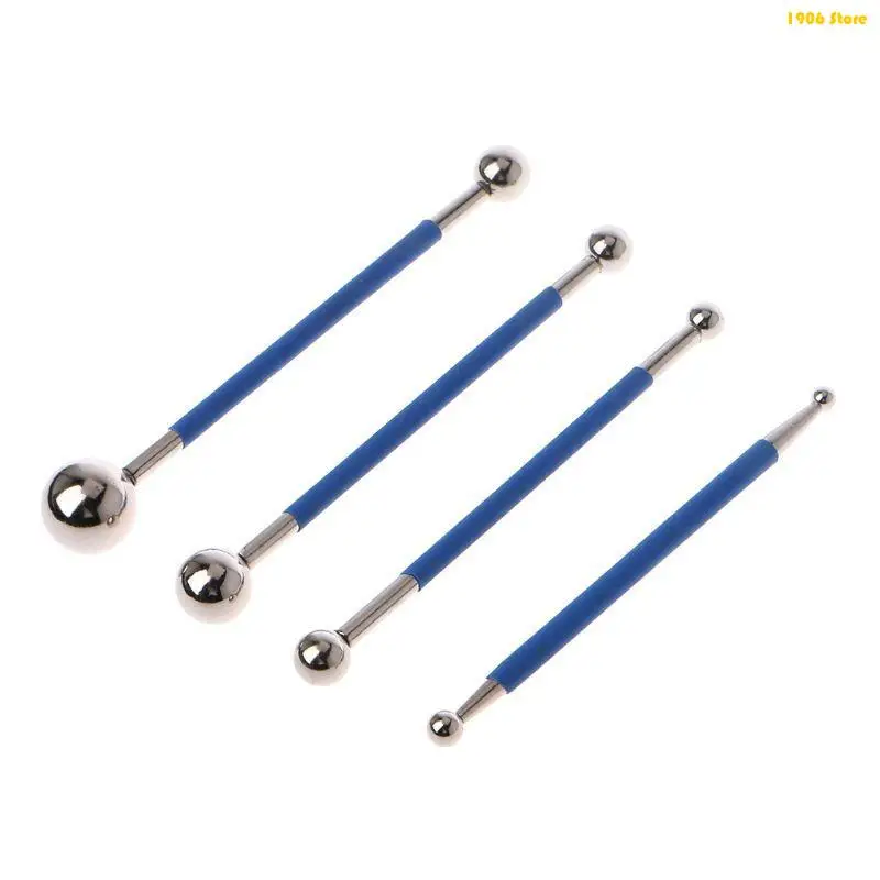U1JB 4pcs/set dual in acciaio inossidabile in acciaio a collana collaudo riparazione