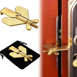 Heavy Duty Door Lock Security Portable Door Lock Stoppers Hotel Door Jammer Home Security Lock Latch Device Apart