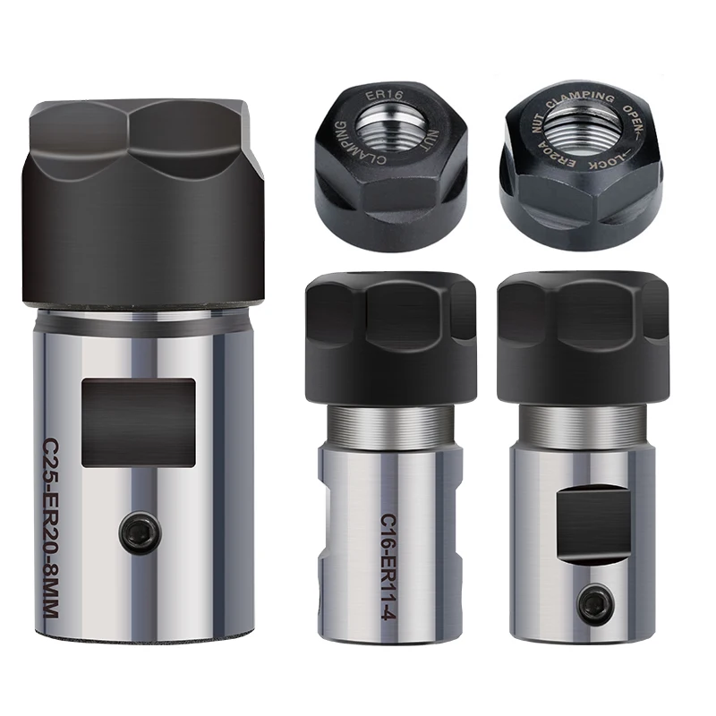 1 قطعة ER11 ER16 ER20 4 مللي متر 5 مللي متر 6 مللي متر 6.35 مللي متر 8 مللي متر 10 مللي متر 12 مللي متر 14 مللي متر 16 مللي متر كوليت تشاك رمح مخرطة أدوات المغزل تمديد قضيب طحن Cutt