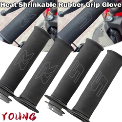 Heat Shrinkable Rubber Grip Glove Handlebar Cover For SUZUKI GSXR 600 750 1000 GSX R 600 750 1000 GSXS 1000 750 GSX-S