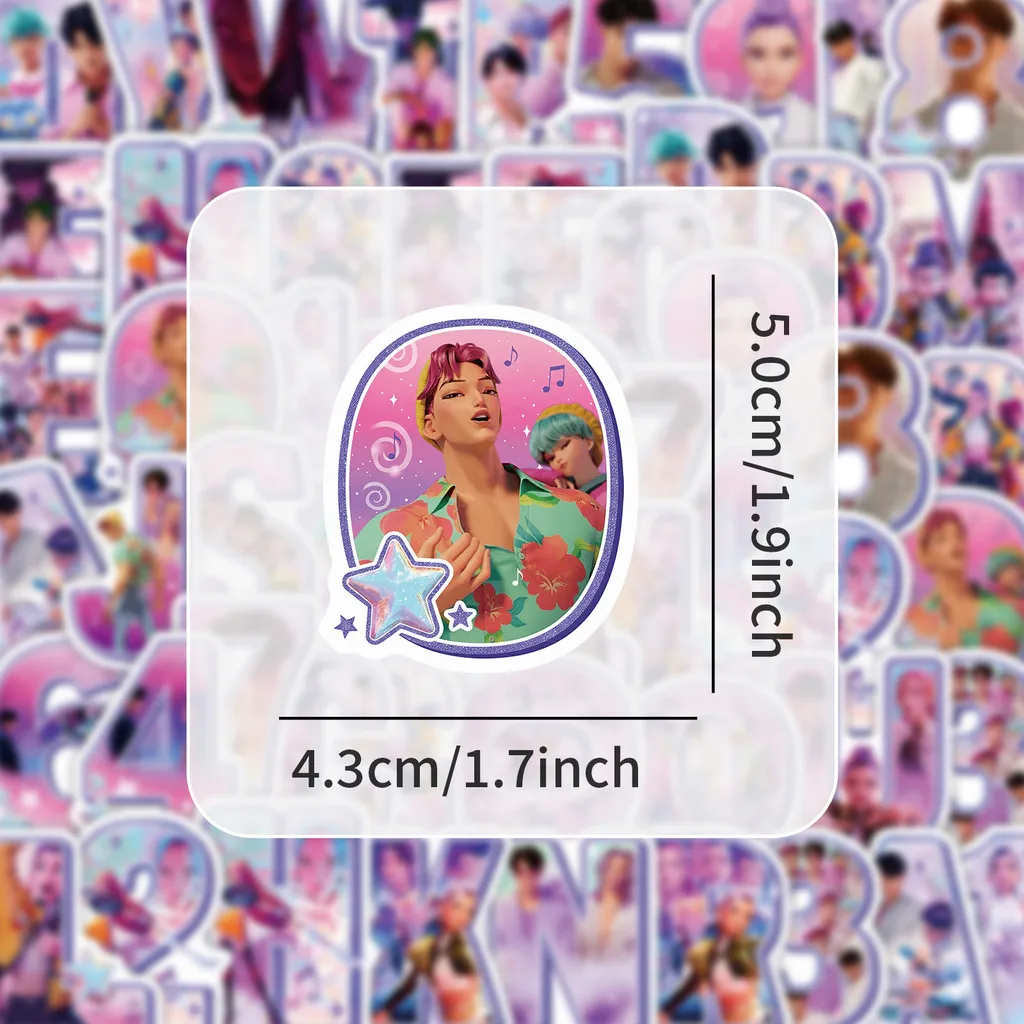 72 Pcs Witch Hunter Coven Alphabet Stickers - Cool Dark Fantasy Decor for Phones, Laptops, Journals DIY Crafts AnimeWorlds Store