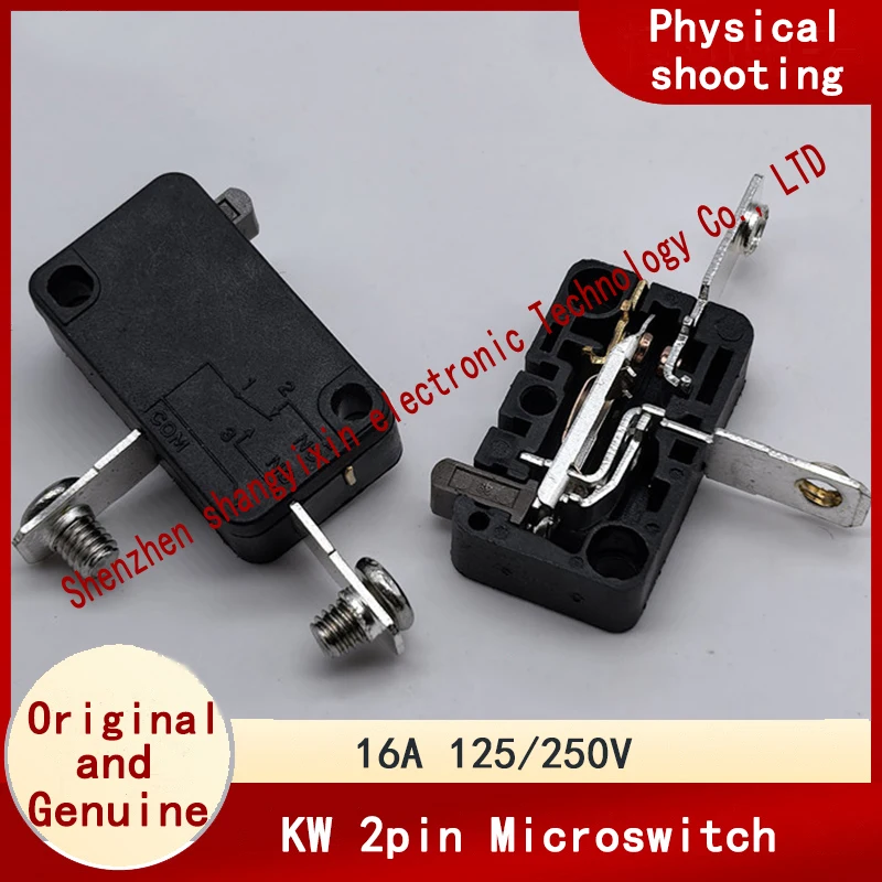 

KW7-0C нормально открытый 2-контактный винтовой штифт, композитный серебряный контакт, микропереключатель, ограничение хода