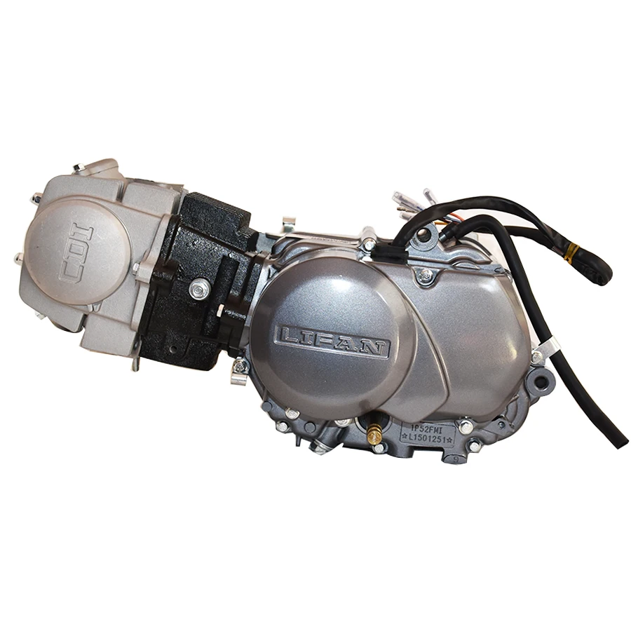 Motor LiFan 125 de 125cc, 2026, con Embrague Semiautomático de 4 Velocidades para Motocicletas, Motos de Cross y Cuatrimotos