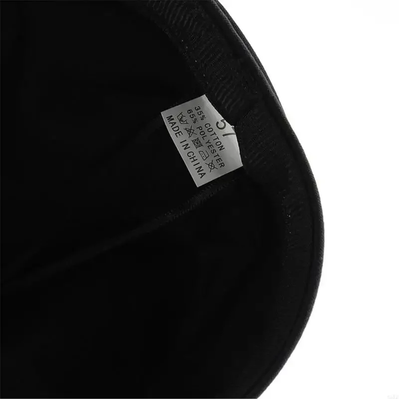 قبعة للأولاد على الطراز الفرنسي مع سلسلة برشام رأس الثور قابلة للتعديل للجنسين، قبعة عسكرية قابلة للتنفس لمهرجان الموسيقى في