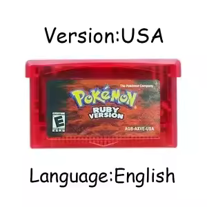 USA/EUR/ESP/ITA/NOE/FRA Pokemon Series Video Game Cartridge Pokemon Emerald FireRed LeafGreen Ruby Sapphire for GBA - Image 17