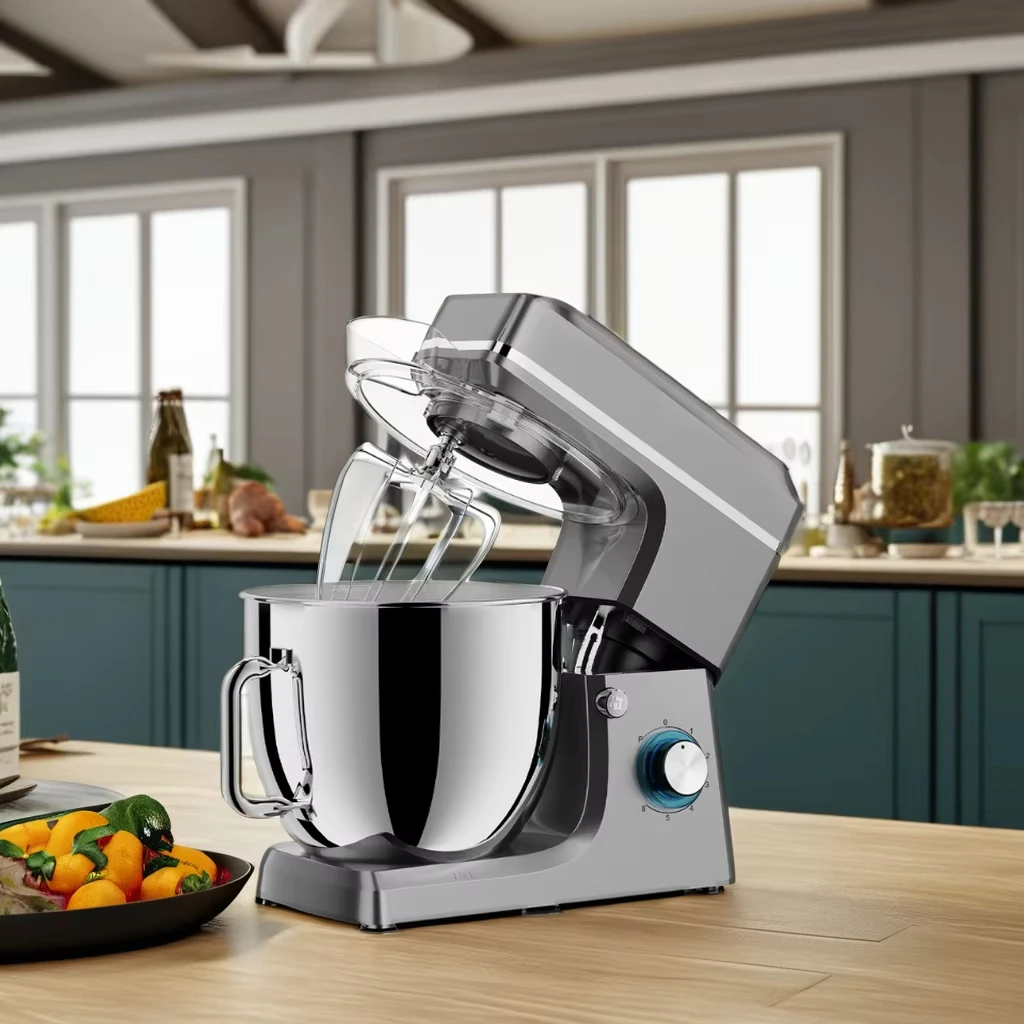 Stainless steel food mixer Vertical mixer with mixer for baking cakes