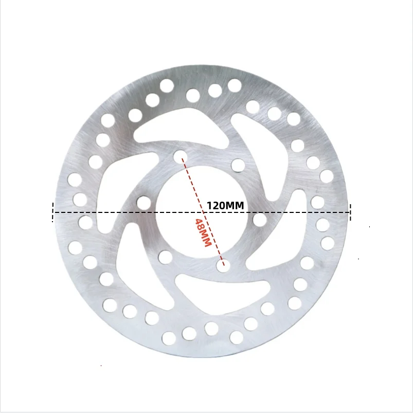 سكوتر كهربائي الفرامل الدوارات تركيب الملعب الصف 48 مللي متر في الهواء الطلق الدراجات مكبح قرصي الدوار 120/140 مللي متر مع مسامير #4