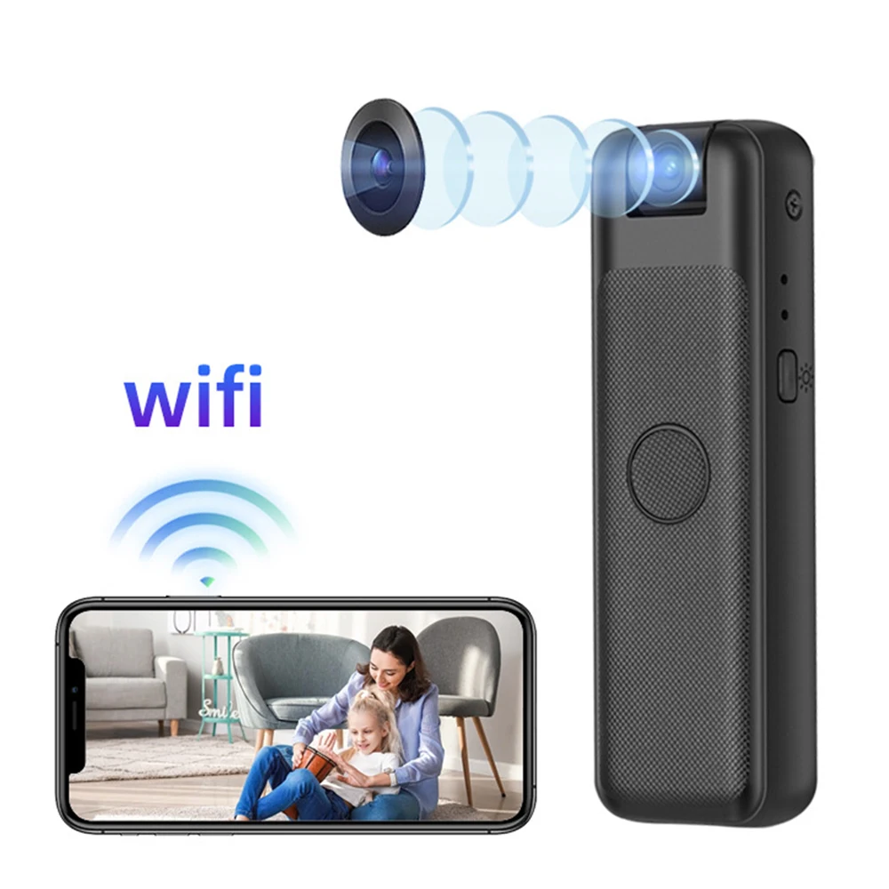 1080P HD Mini Camera Motion Detection Camera WiFi Infrared Night Vision Body Cam Digital Video Recorder Surveillance Camcorder