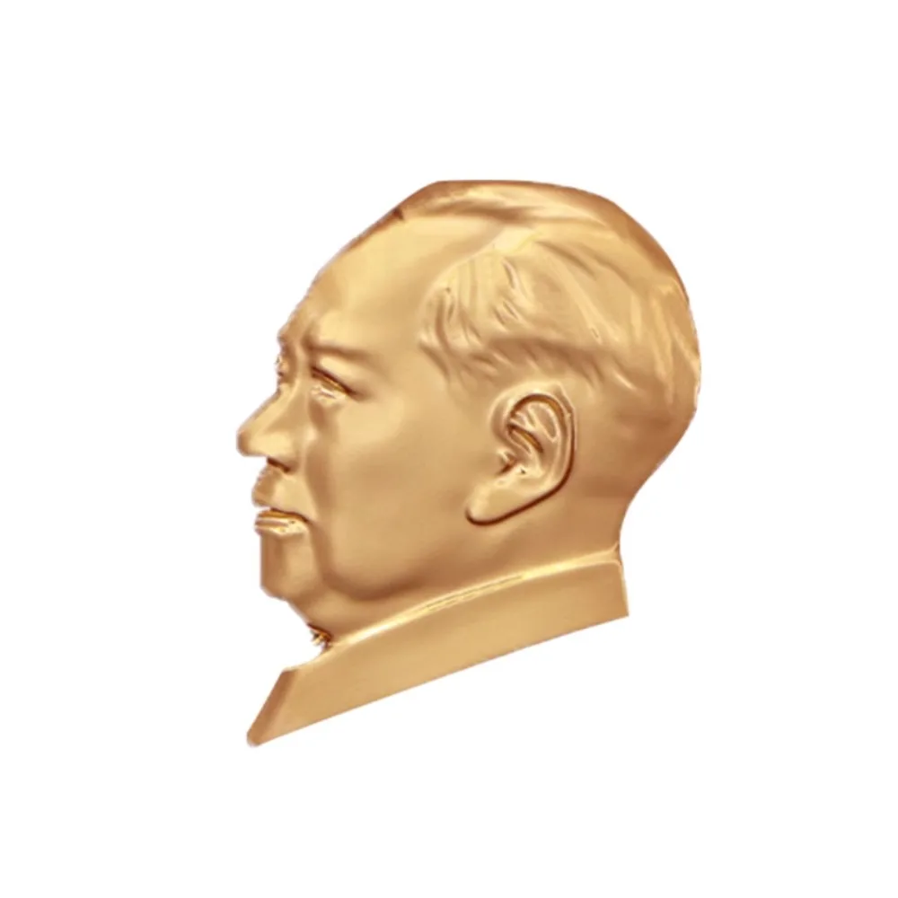 1 قطعة رئيس ماو شارة الهدايا التذكارية السياحية رجل عظيم بروش اكسسوارات دبابيس الهدايا