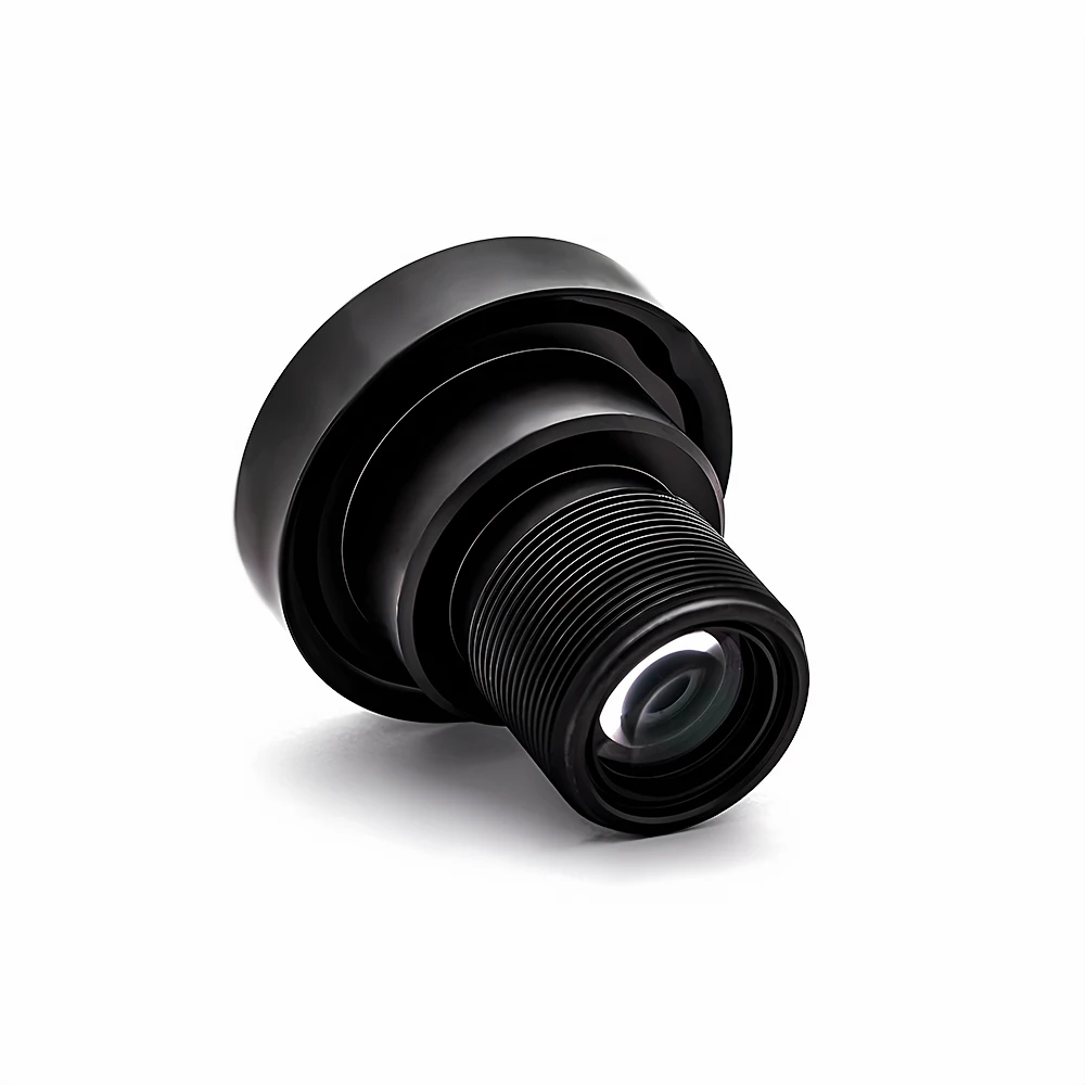 HD 8MP M12 Mount Lens 2.96mm 152° Wide Angle Aperture F1.6 Format 1/1.8" With 650nm Filter For Surveillance Security CCTV Camera