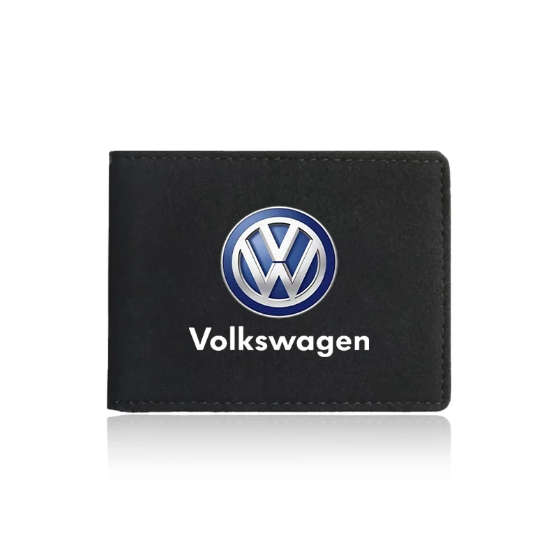 Car Driver License Cover Suede Anti-Fur Car Driving Documents Case Credit Card Holder For Volkswagen Touran CC Golf 4 5 6 7 Polo