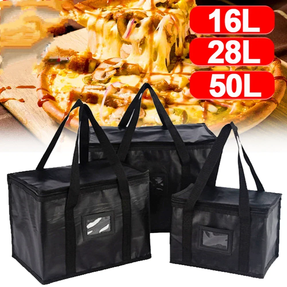 Borsa termica Borsa termica Isolamento pieghevole Picnic Borsa di ghiaccio portatile Borsa termica per alimenti Borsa per pizza Borsa per consegna