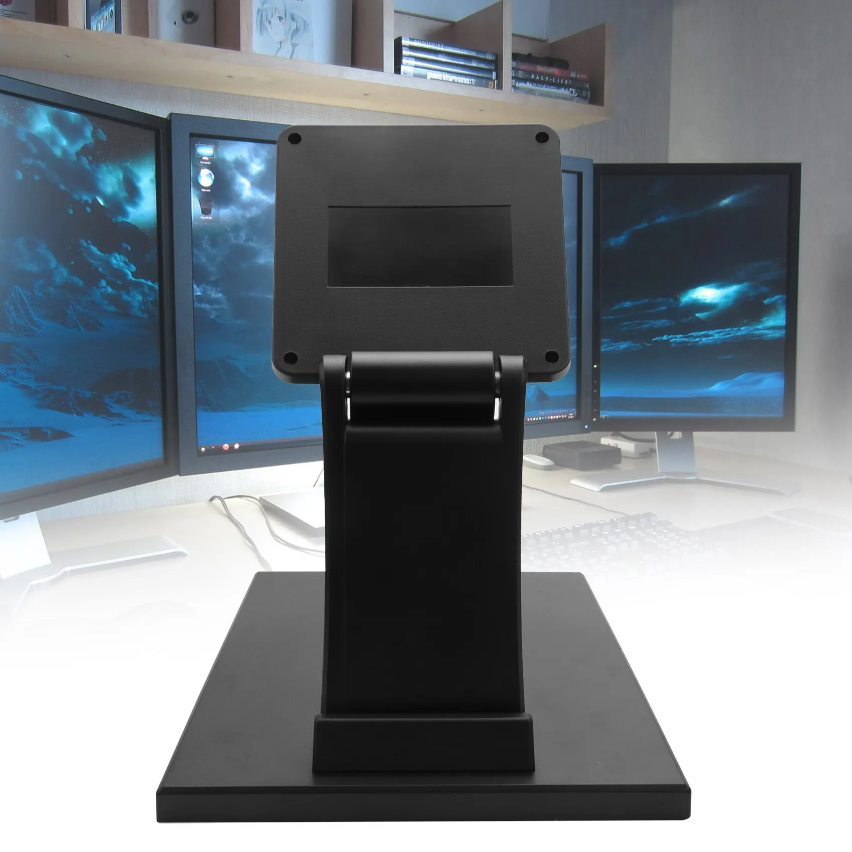 Tilt Mounted Fold Monitor Holder Vesa 10Inch-27Inch Lcd Display Press Screen Stand Highly Recommended