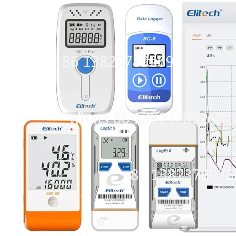 

Medical Refrigerator temperature recorder for Vaccine Storage Digital Temperature Data Logger RC-4PRO/GSP-6Pro/RC-5/TempU