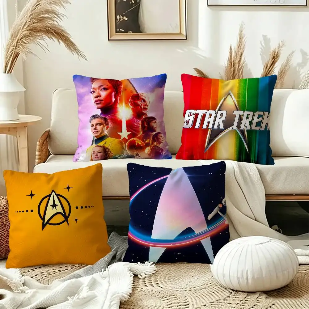 TV S-Star T-Trek Cushion Cover Pillow Cover Decor Pillowcase Printed Cushion Case for Couch