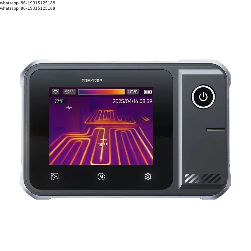 

TDM-120/TDM-120P Multimeter Thermal Imaging Infrared Camera Tester AC 750V/DC 1000V Resistance Capacitance 120x90 IR