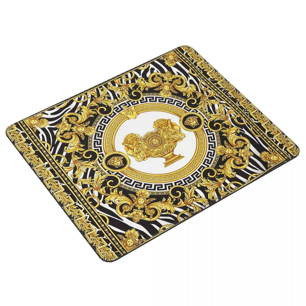 Multi-size Mouse Pad Decorative Golden Medallion Baroque Gamer PC Laptop Mats Keyboard Carpet Computer GamingDesk Mat
