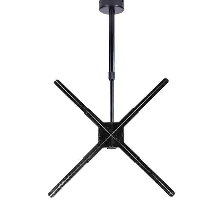 การออกแบบใหม่ล่าสุด 80 ซม. ความละเอียดสูง 4 ใบมีด 3d Wifi โฮโลแกรม 3d พัดลม Led Holographic Display โฮโลแกรม Led พัดลมโฆษณา