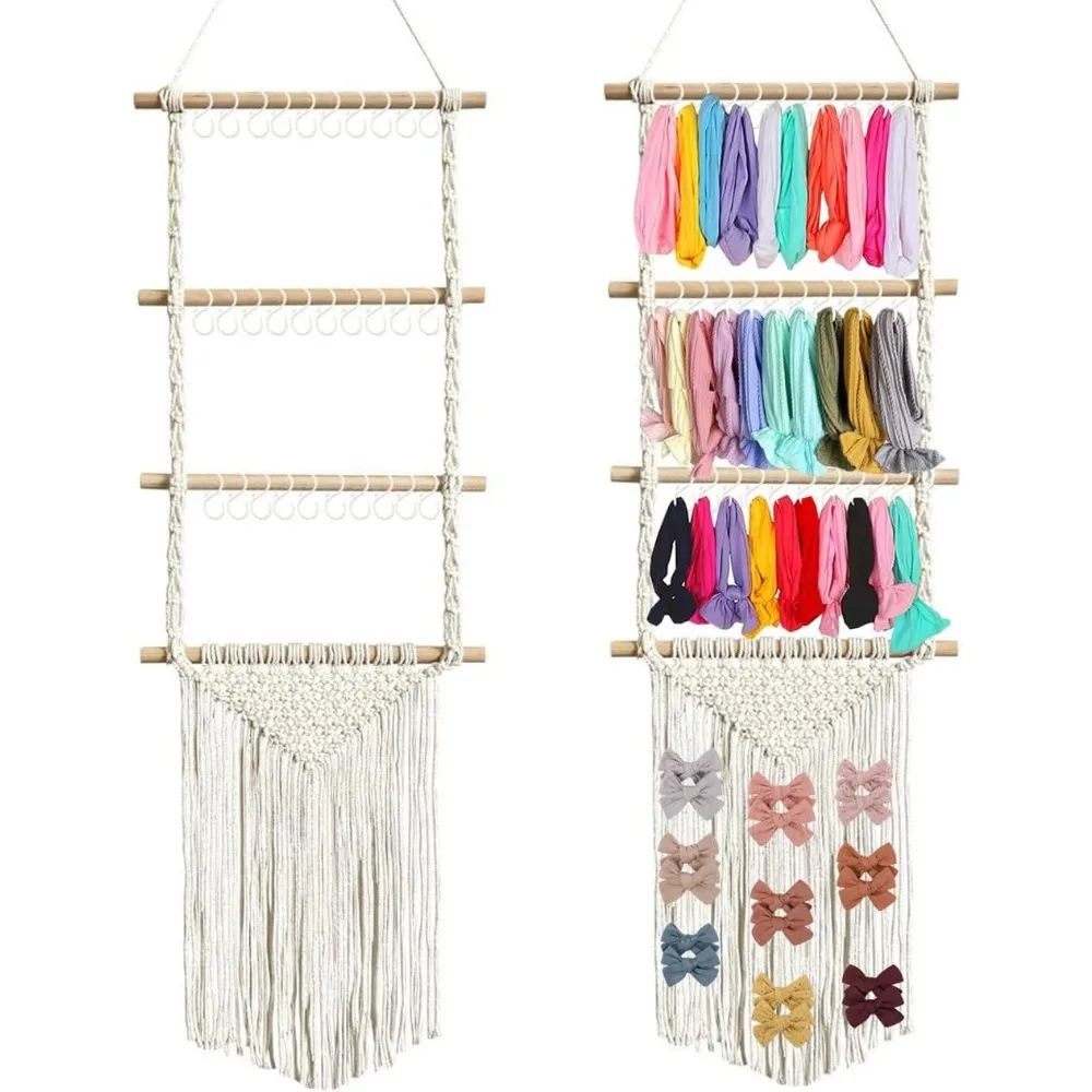 

Hairband Storage Rack, Large Capacity Bow Hair Accessory Wall-mounted Storage Rack