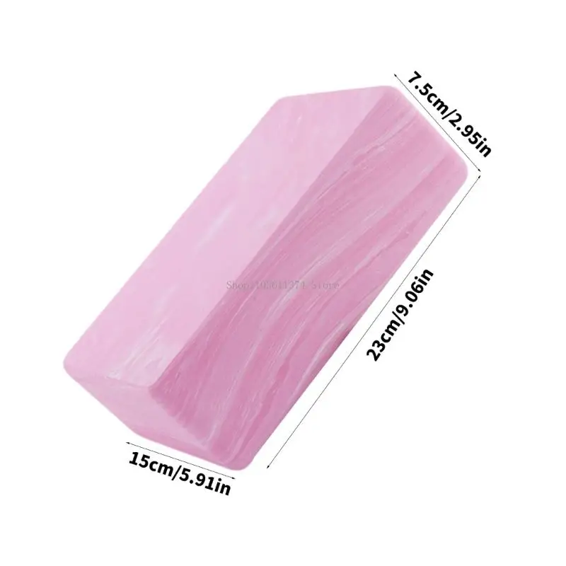  Yoga Brick Stretch Alignment Block for Balance Practice and Positioning, High-Density Support Block for Floor Reach Assistance