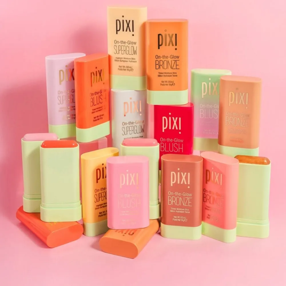 Tinted Mositure Blush Stick Face Pink Cream Cheek Blusher Cosmetics 3 in 1 Makeup Tubes used on lips eyes cheeks