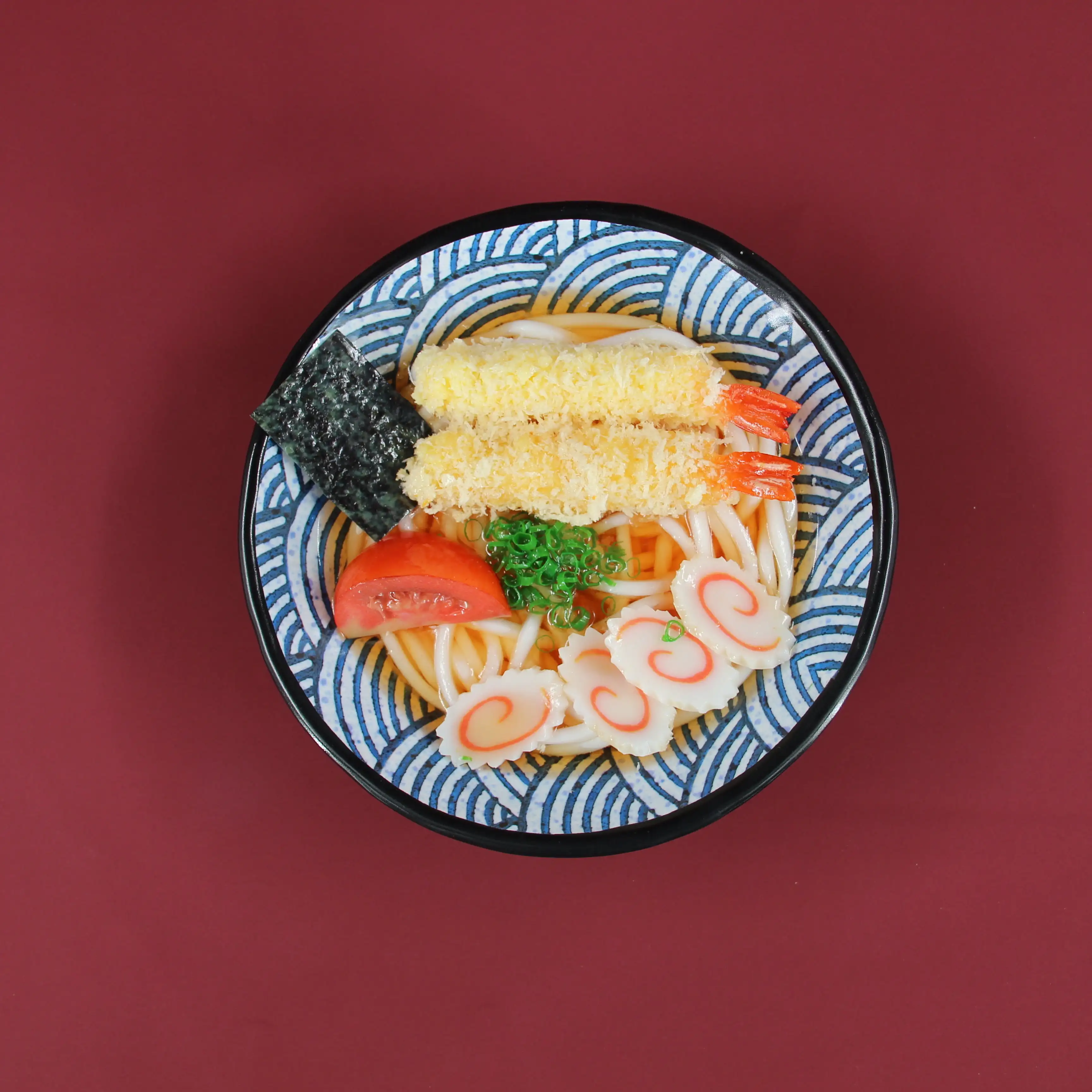 Exhibición realista de fideos Udon japoneses falsos para sesión de fotos, modelo de muestra de comida, decoración de Hotel, accesorios de fotografía, tamaño 1:1