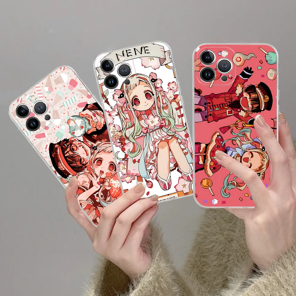 

Toilet Bound Hanako Kun Anime Phone Case For IPhone 16 15 14 13 12 Mini 11 Pro XS Max X XR SE 6 7 8 Plus Soft Silicone Cover