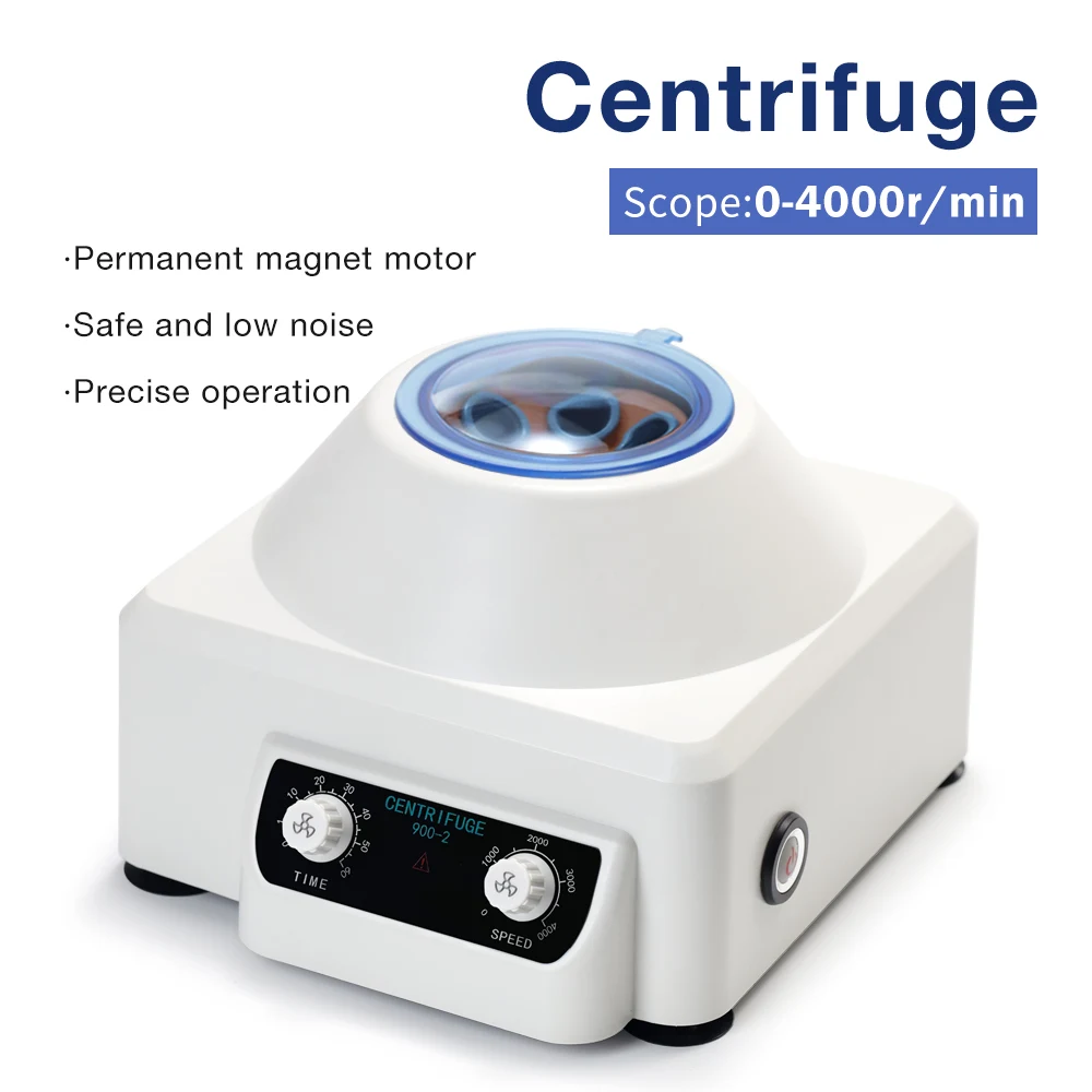Laboratory Electric Centrifuge With Timer 4000rpm Low Speed Centrifuge 6*10ml Tube Plasma Serum PRP Separate Machine