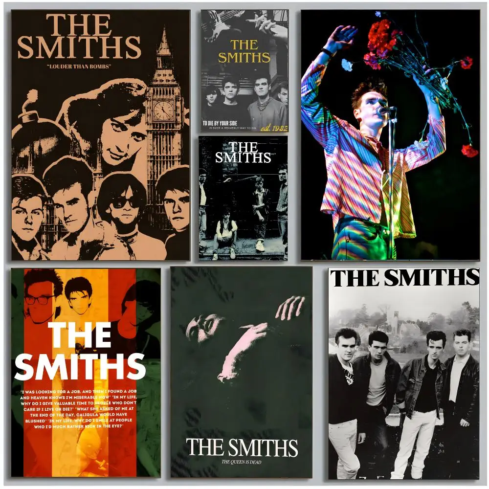 band rock T-The Smiths Poster Modern Wall Art Bedroom Living Room Print Unframed