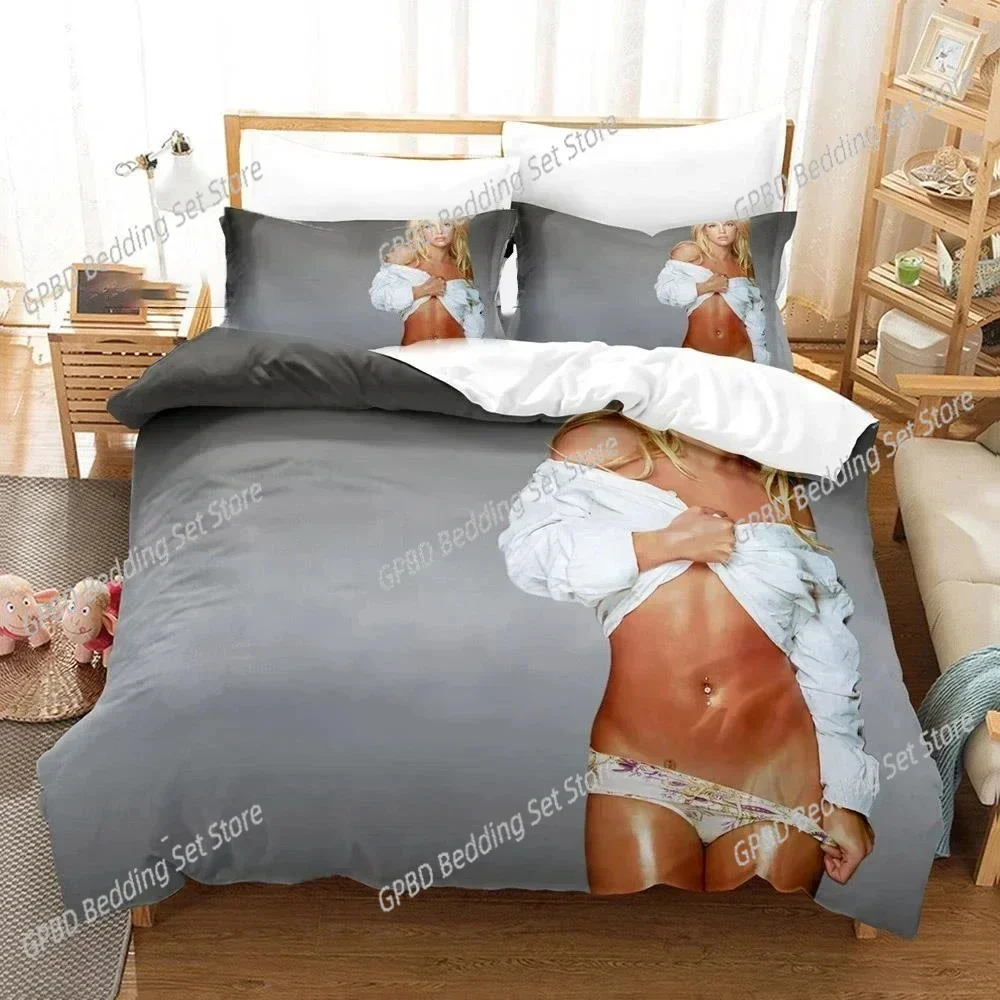 

3D Print Britney Spears 3D NEW Duvet Cover Pillowcase Bedding Set Adult Boy Girl Bedroom Decoration Children Single Double Large