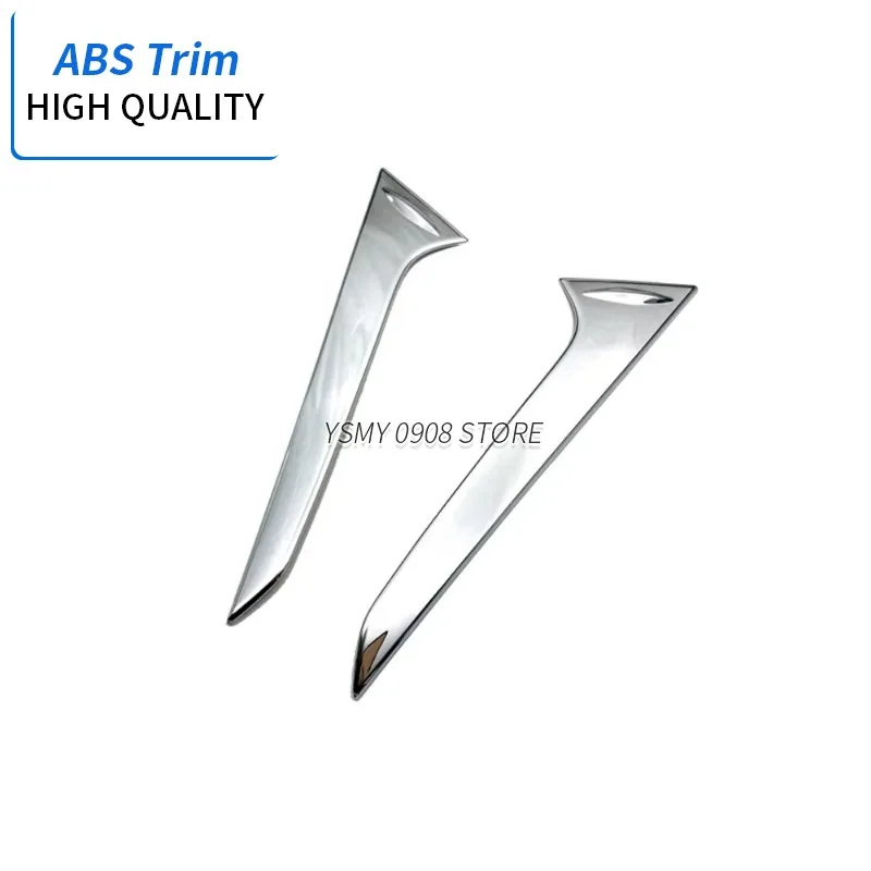 2PCS ABS Chrome Car Styling Accessories Rear Spoiler Garnish Protectors Trim for Toyota Raize A200A/210A 2020