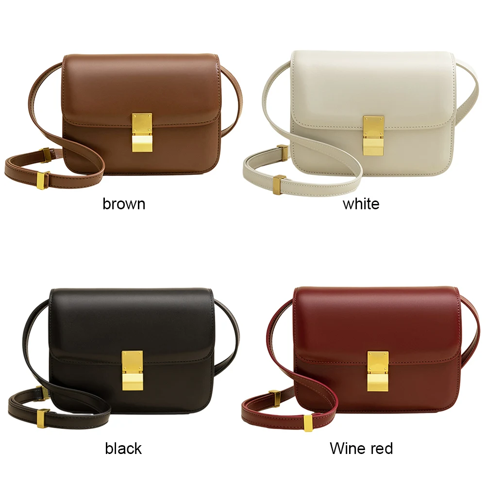 Satchel Handbag Women PU Versatile Fashion Messenger Bag Adjustable Strap Hobo Sling Bag Commuting Bag