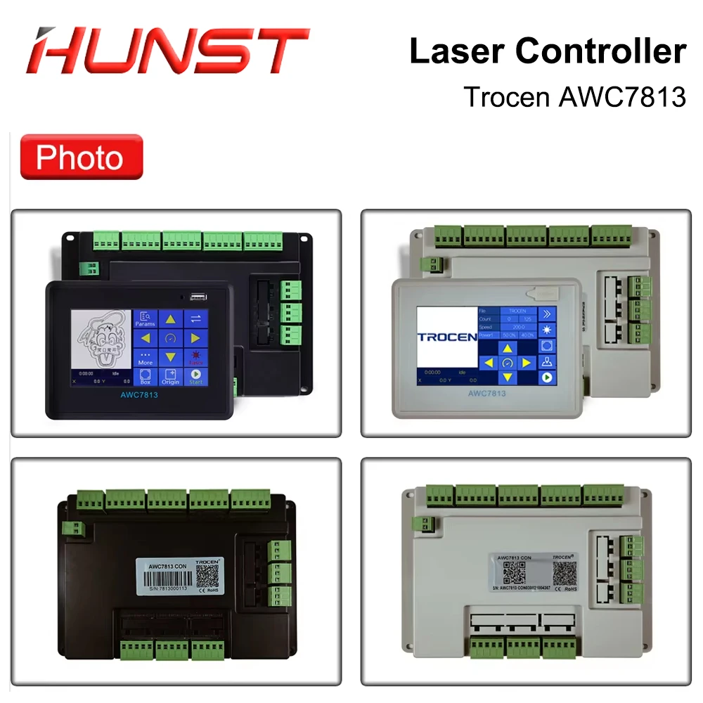 HUNST Trocen AWC7813 kontroler lasera Co2 System sterowania DSP DIY sterowanie laserem wymień AWC608 AWC708 6442G 6445G