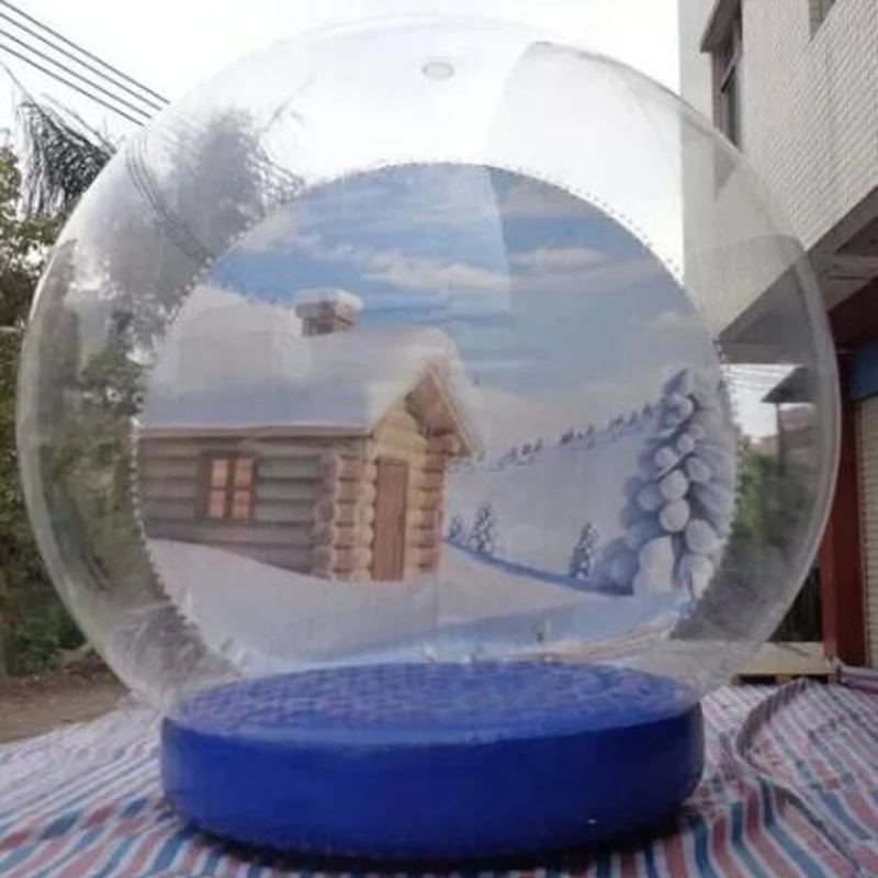 Christmas Snow Globe Tent Customized Inflatable Tent Party Dome Tent Outdoor Use