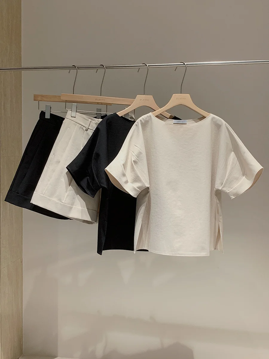 

Duetto Solotex Soft Special Hollow Yarn ort Sve orts Set Summer Faion Женский костюм Студенческий orm Work orm