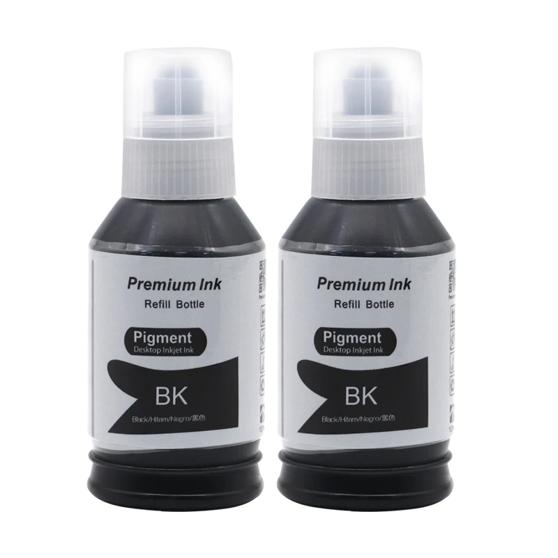 1/2/3/5 Bottle 140ML T015 015 Pigment Ink Compatible For EPSON M1058 A4 commercial black and white inkjet printer Ink M1058