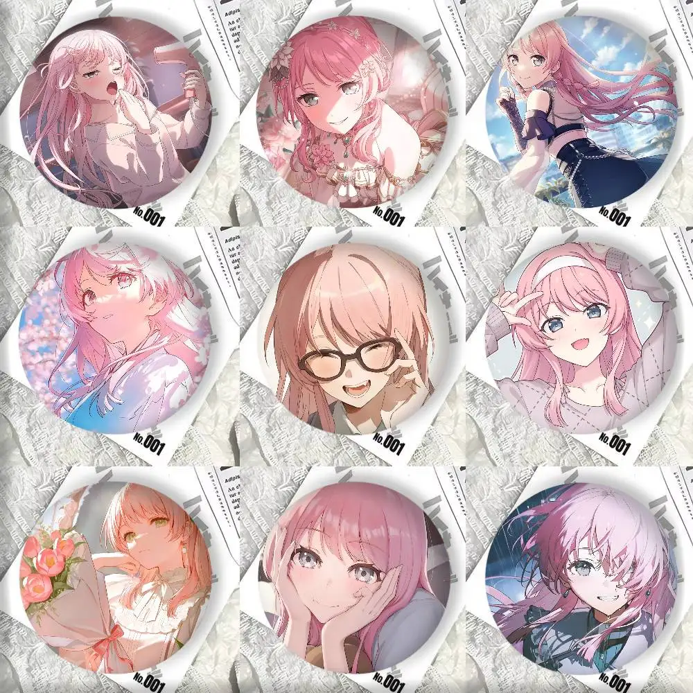 Anime Girl B-BanG Dream Anon Chihaya Manga Badge Tinplate DIY Backpack Clothing Accessories Jewelry Pins