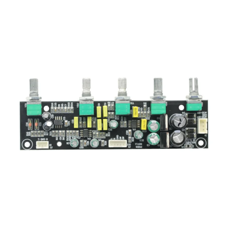 NE5532 Subwoofer Preamplifier Tone Board 2.1 AC12V-15V Preamp Treble Bass Ultra low frequency Independent Adjustment