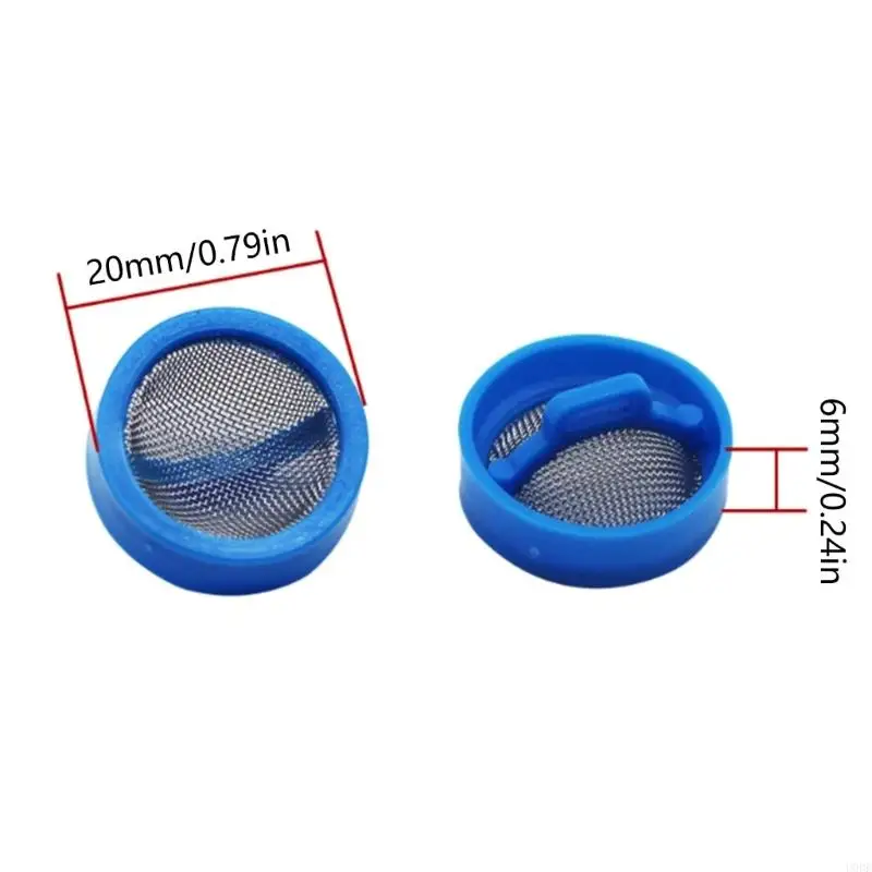 U0de 10pcs Стиральная машина стиральная машина для водных отверстий экрана фильтра «Стальная сетка экрана