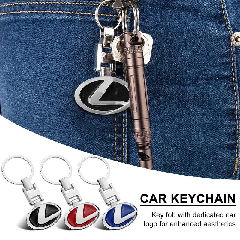 

Car Sticker Luxury Car Keychain Car Keychain Gift Logo Emblem Key Ring For Lexus F SPORT ES RX NX LS UX LM LX GX LC RZ IS CT GS