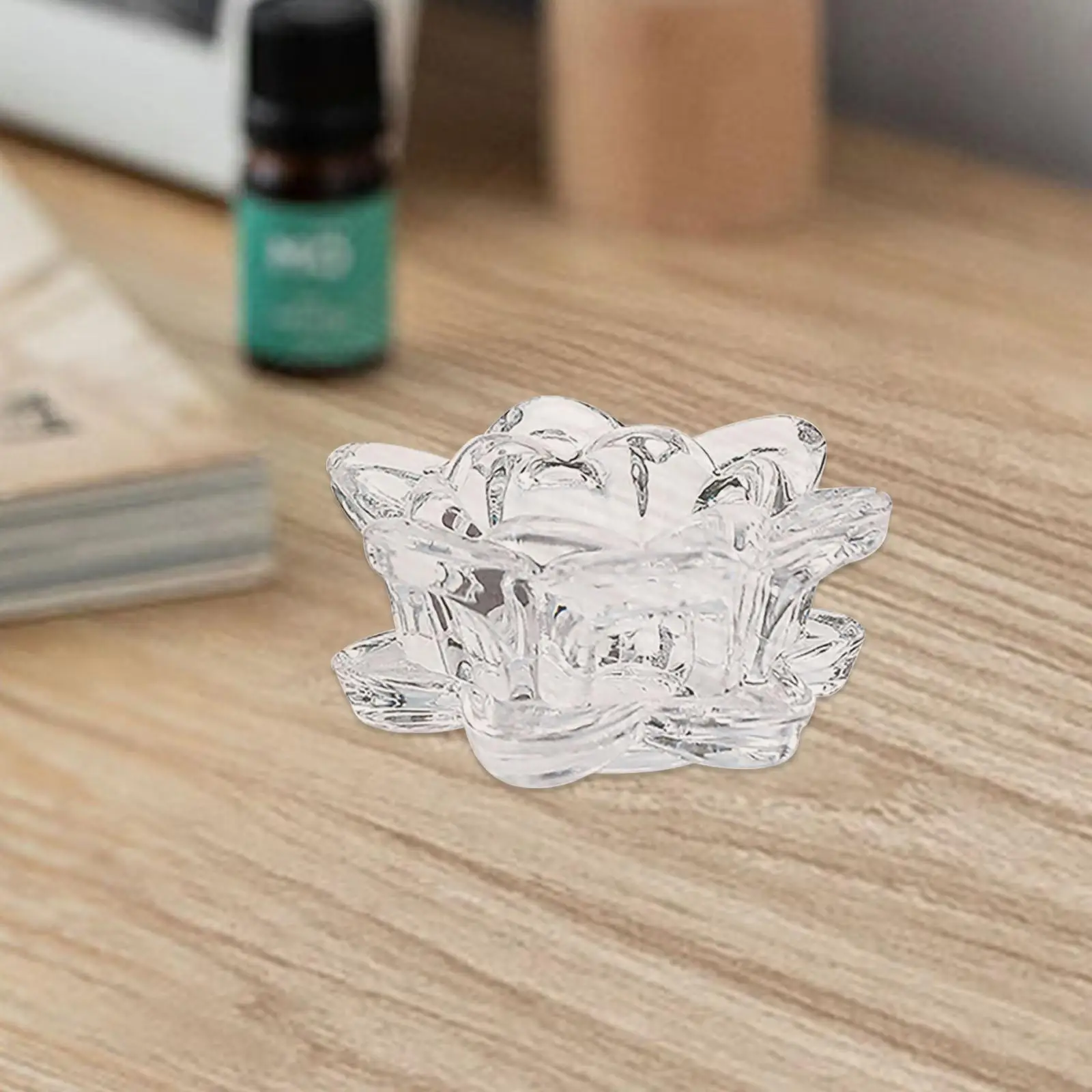 

Стеклянный фотоподсвечник для столовой