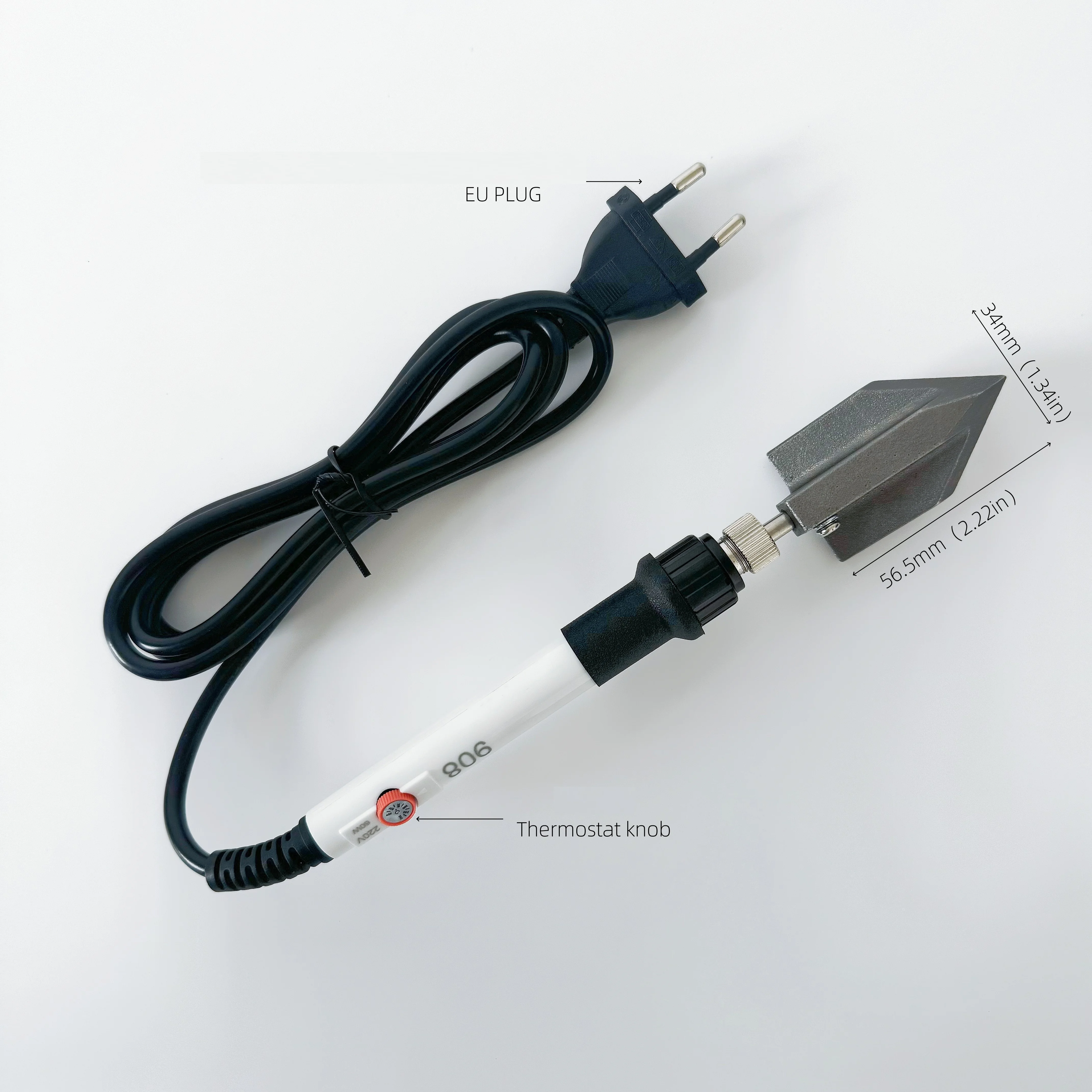 Vesta Hair Adjustable Mini Root Pressing Iron for Invisible Tape Hair Extensions,PU Lace Closure Silk Topper、Toupee Production image 4