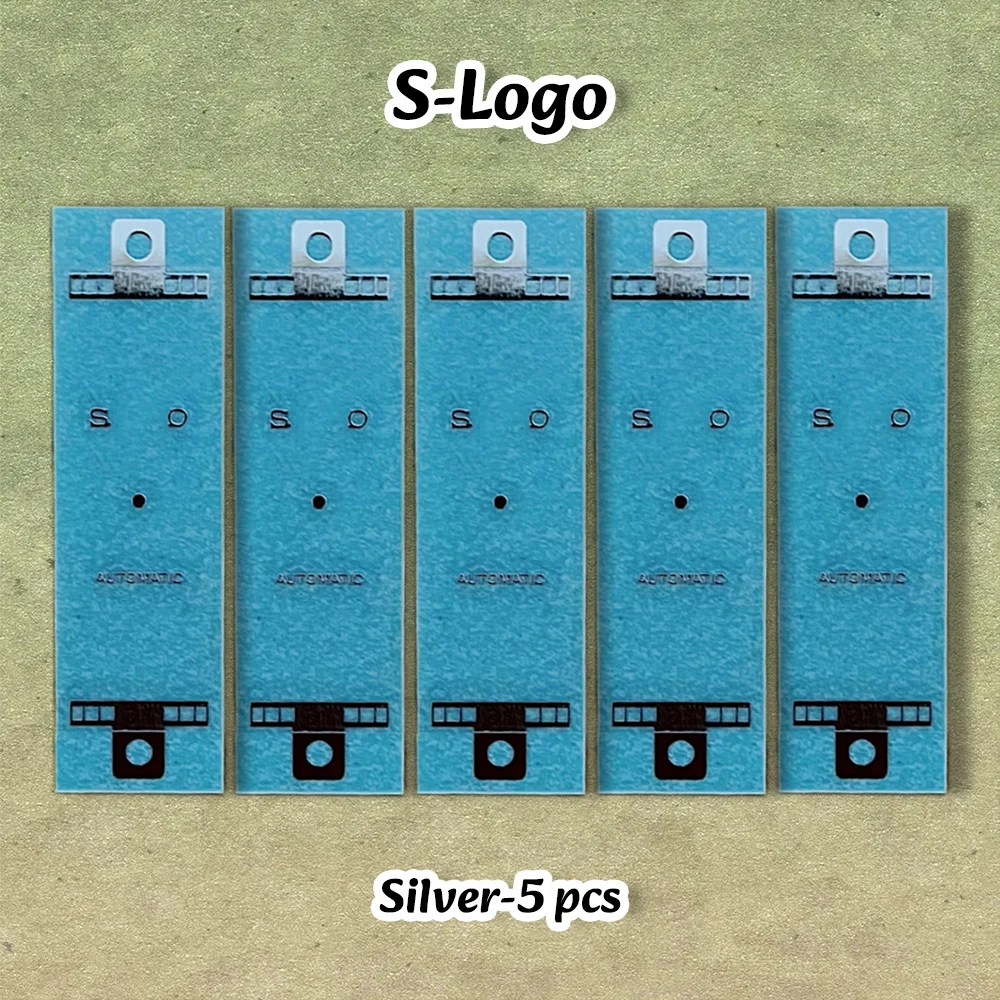 NG S Logo New 3D metal Logo sticker suitable for 27-30MM flat dial watch modification accessories