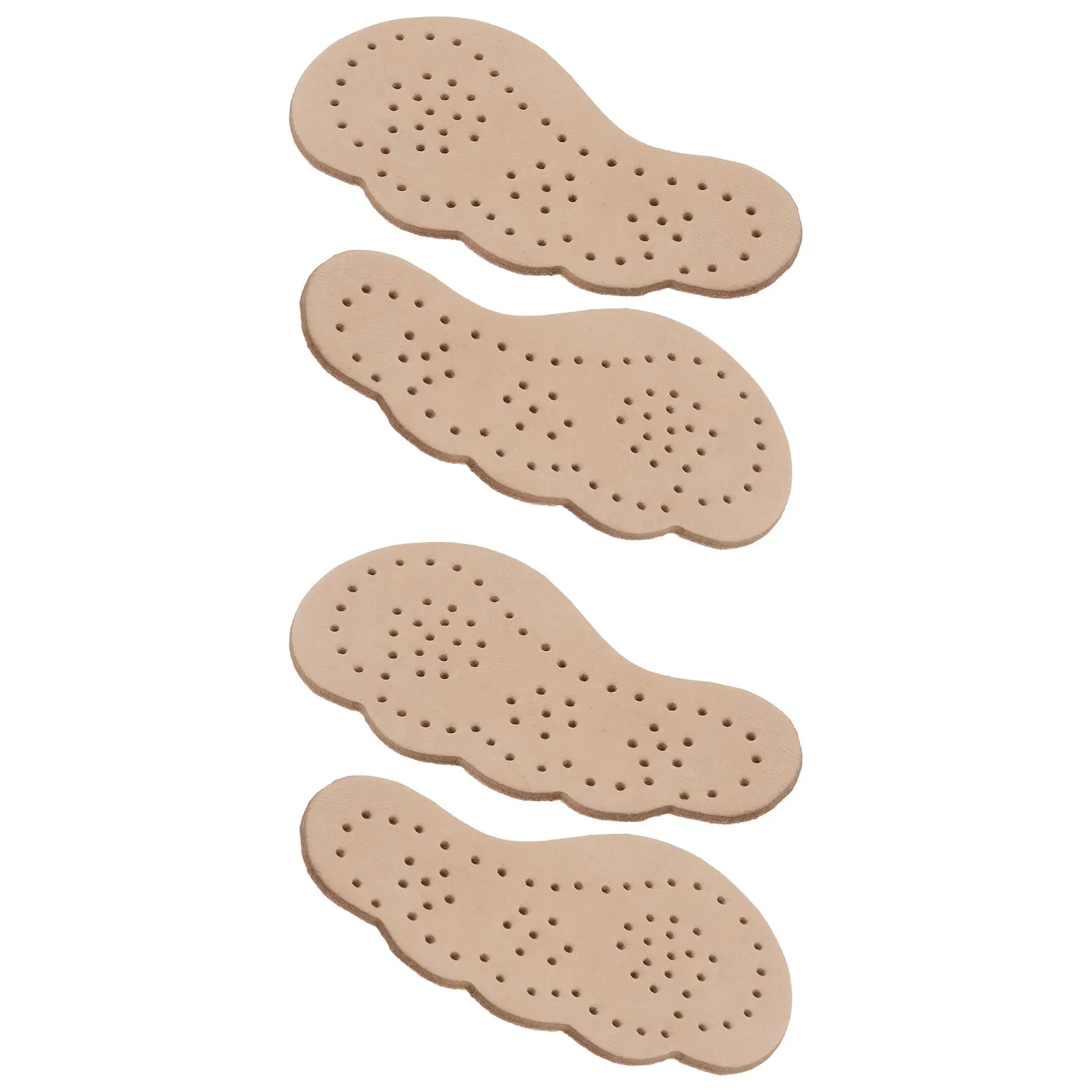 

2 Pairs Tape for Feet Anti Slip Stickers High Heels Skid-Resistance Shoes Pads Sweat Beige Cushions